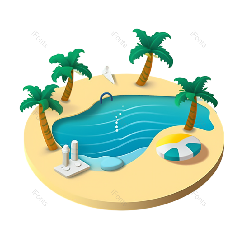 户外图片,夏天元素,海洋PNG,度假免抠素材